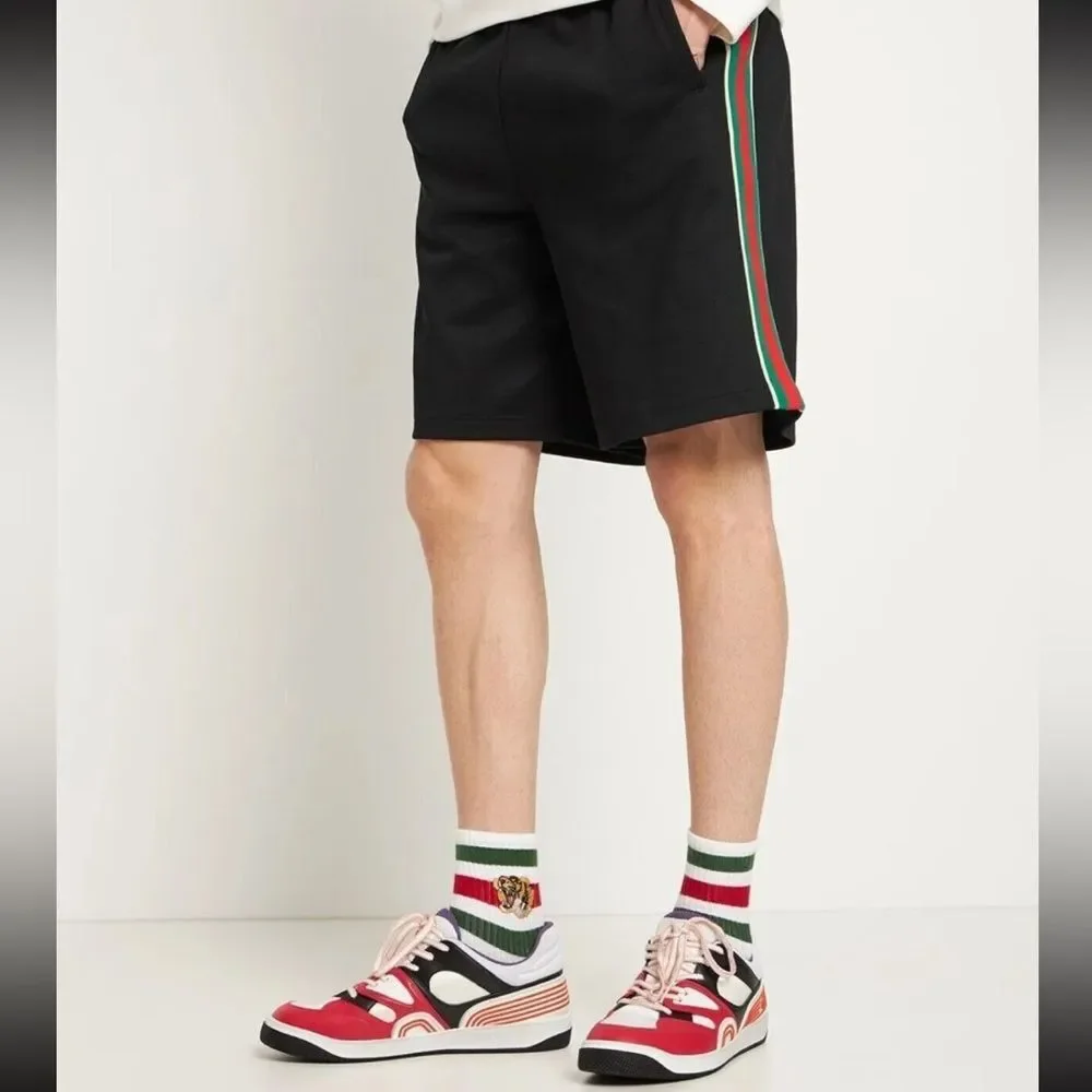 Gucci Basket Low Multicolor Demetra Men's Sneakers US 10.0 Made in Italy - Picture 5 of 10